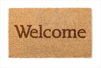 Welcome mat isolated on A white background