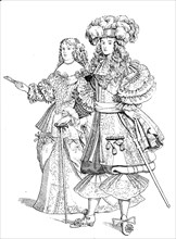 King Louis XIV with his wife