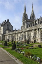 Saint-Corentin Gothic Cathedral and Musee Departemental Breton