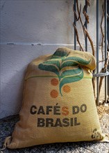 Linen bag for coffee transport