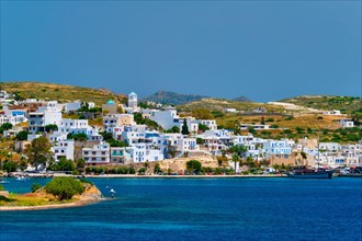 Adamantas Adamas harbor town of Milos island