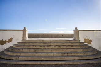 Stairs in Saint James Fortress in Sesimbra