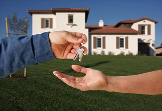 Handing over the keys to A new home