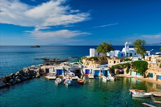 Typical Greece scenic island view
