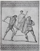Fight of the gladiators