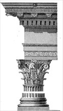 Corinthian capital from the Pantheon of Rome