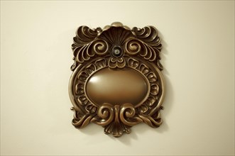 Elegant victorian peep hole on a door