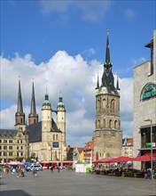 Marktkirche Unser Lieben Frauen and Red Tower
