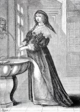 Elegant lady c. 1635