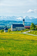 Biew of Bavaria countryside rural scene