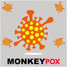 Monkeypox virus Illustration