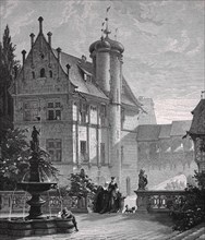 The Tucherschloss Palace in Nuremberg in 1880