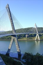 Pont de Terenez in Rosnoen over the river Aulne