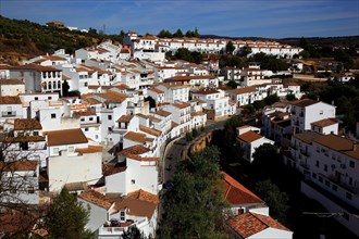 White village in the Sierra de Grazalema