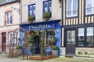 Half-timbered houses on the Place Saint Julien