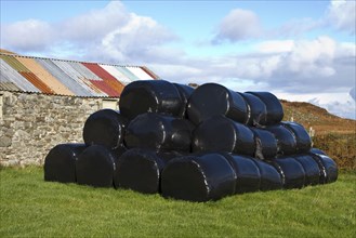Grass silage is usually produced by stock farmers two or three times a year