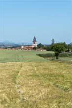 Bournoncle Saint-Pierre village near Brioude city. Haute Loire departement. Auvergne Rhone Alpes. France