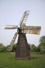 Restored windpump in agricultural museum