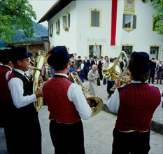 Band in South Tyrol plays wind music