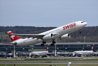 Flugzeug Swiss