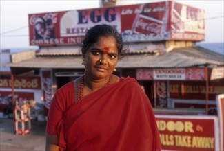 A Portrait of a woman at Visakhapatnam