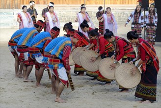 Ritual tribal dances at the Hornbill Festival