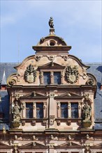 Left dwarf gable on the Friedrichsbau in the castle courtyard