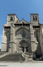 Saint Robert abbaye of la Chaise Dieu. Haute Loire department. Auvergne Rhone Alpes. France