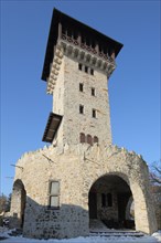 Herzbergturm built in 1910 at 591m altitude near Bad Homburg im Taunus