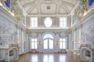 White Hall with lavish stucco elements