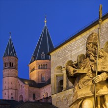 Saint Boniface in front of Gotthard Chapel