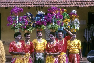 Karagam Dance in Athachamayam celebration in Thripunithura during Onam near Ernakulam