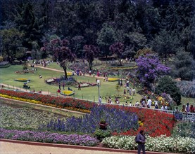 The Government Botanical garden which was laid out in 1847 by the Marquis of Tweeddale in Udhagamandalam or Ooty