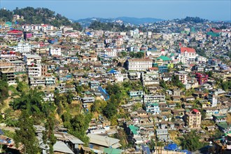 View over the town of Kohima