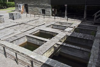 18th century tannery layer pits in open-air museum