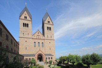 Neo-Romanesque UNESCO St. Hildegard Abbey in Eibingen