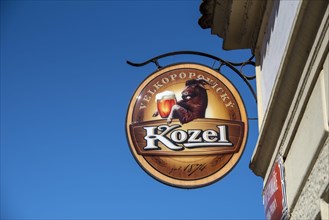Ausleger fuer tschechisches Bier