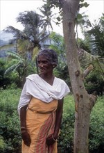 A tribal old woman in Attapadi