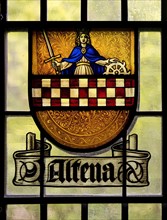 Historical coat of arms disc of Altena