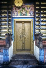 Lord Sri Krishna temple after closing the door in Ambalapuzha