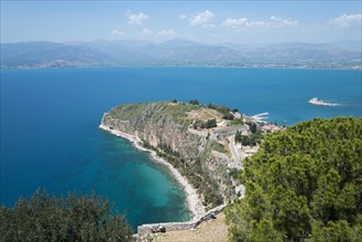 View of Nafplio and Akronauplia from Palamidi Fortress