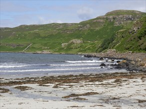 View of beach and coastline