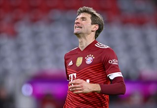 Thomas Mueller FC Bayern Munich FCB 25 Disappointment after missed goal chance