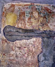 8th century Somaskanda or Somaskandar murals