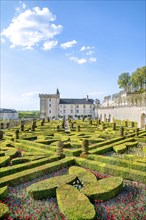 The Chateau and ornamental garden of Villandry