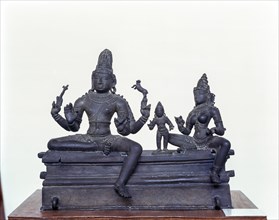 Somaskanda 1100A. D Bronze Sculpture India