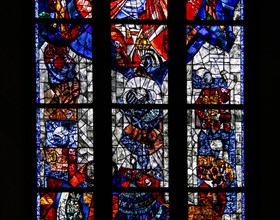 Fulfilment window by Peter Valentin Feuerstein in Ulm Cathedral