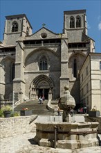 Saint Robert abbaye of la Chaise Dieu. Haute Loire department. Auvergne Rhone Alpes. France