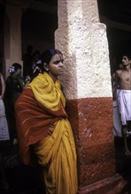 Hindu- Vaishnavite woman at Udupi near Mangalore