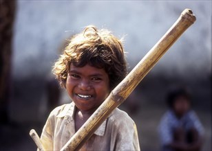 Tribal boy in balle
